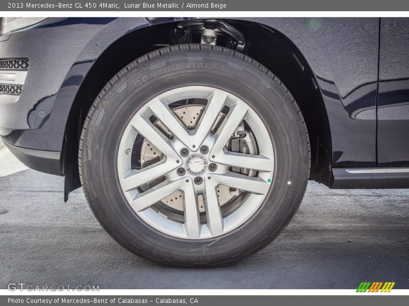 Lunar Blue Metallic / Almond Beige 2013 Mercedes-Benz GL 450 4Matic