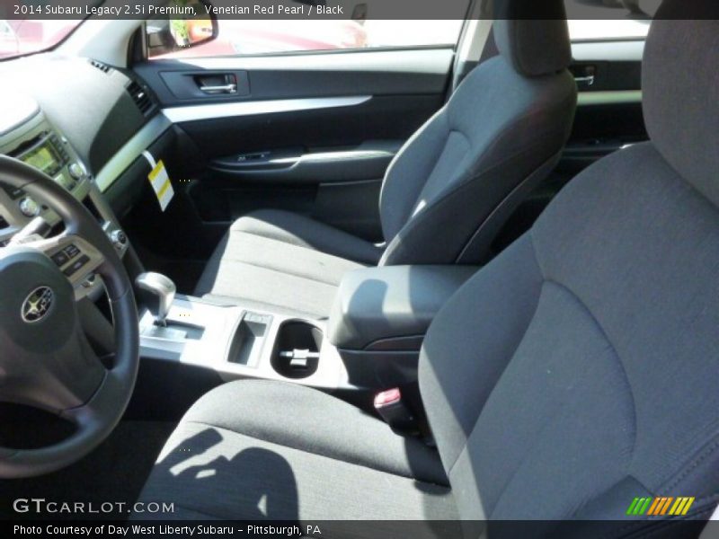 Venetian Red Pearl / Black 2014 Subaru Legacy 2.5i Premium