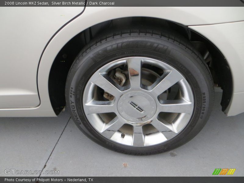 Silver Birch Metallic / Dark Charcoal 2008 Lincoln MKZ Sedan