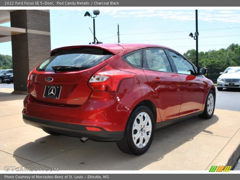 Red Candy Metallic / Charcoal Black 2012 Ford Focus SE 5-Door