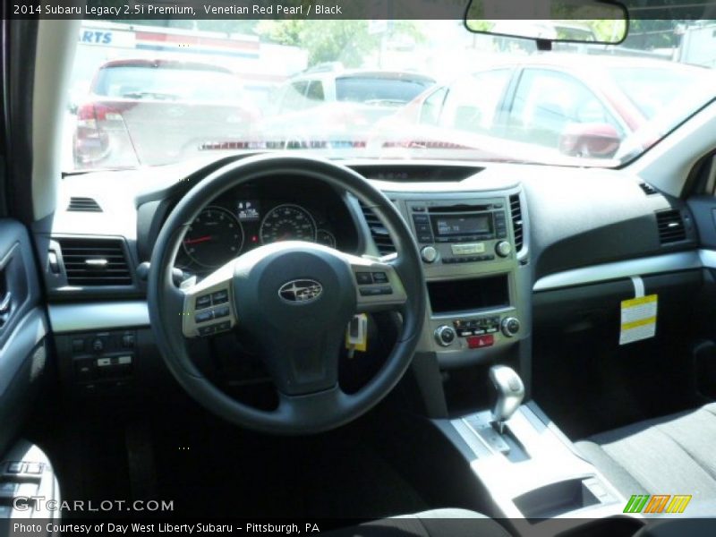 Venetian Red Pearl / Black 2014 Subaru Legacy 2.5i Premium