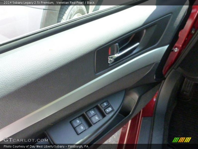 Venetian Red Pearl / Black 2014 Subaru Legacy 2.5i Premium