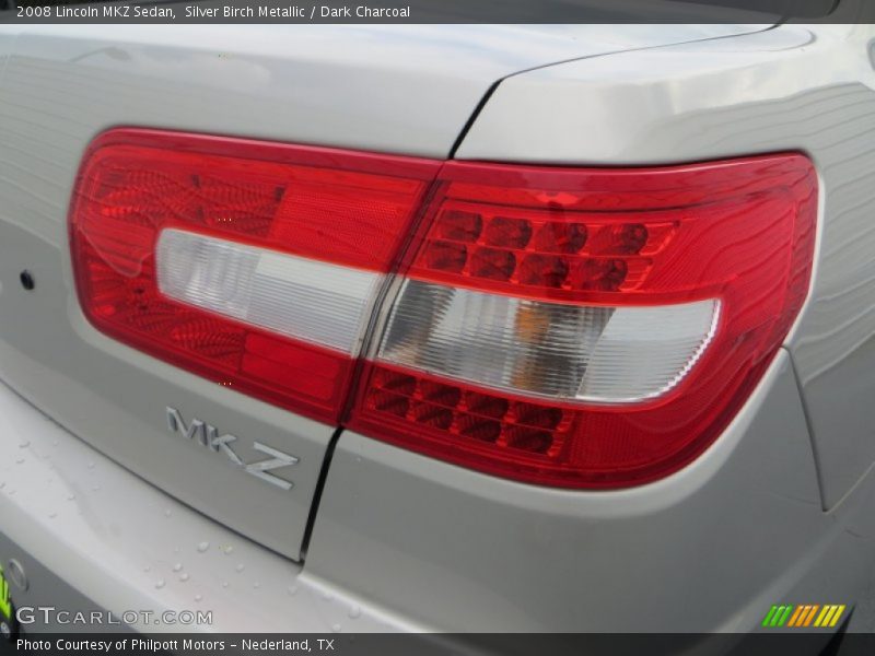 Silver Birch Metallic / Dark Charcoal 2008 Lincoln MKZ Sedan