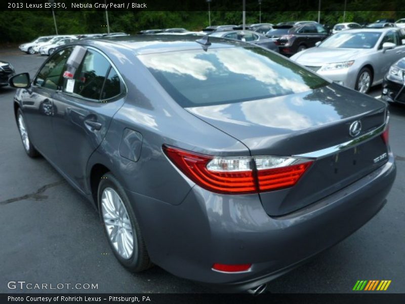 Nebula Gray Pearl / Black 2013 Lexus ES 350