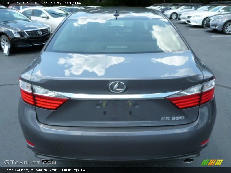 Nebula Gray Pearl / Black 2013 Lexus ES 350