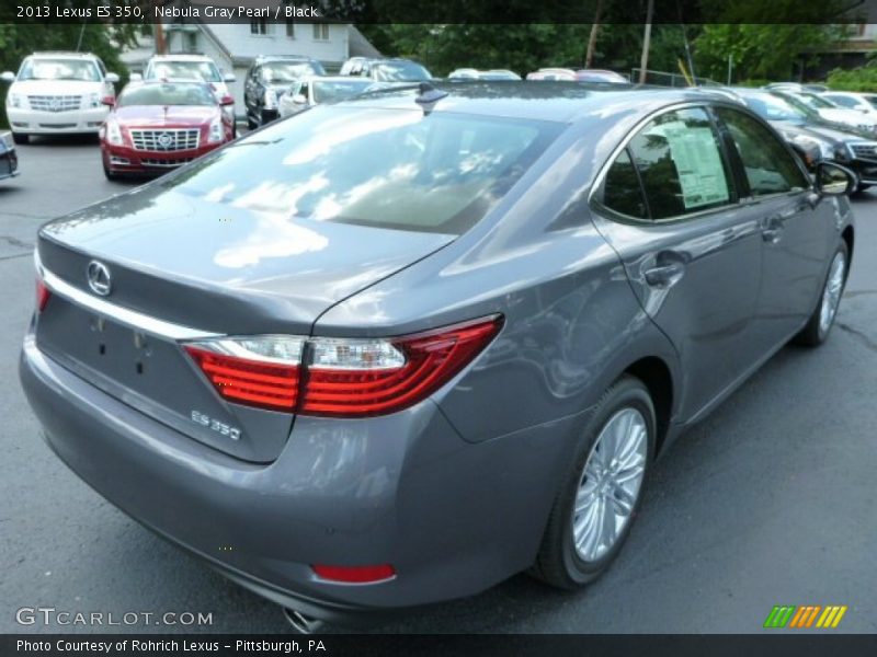 Nebula Gray Pearl / Black 2013 Lexus ES 350