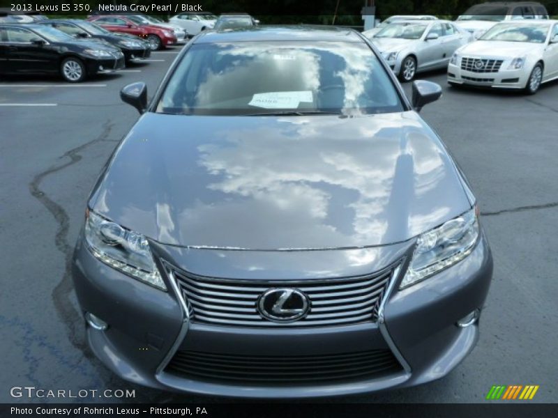 Nebula Gray Pearl / Black 2013 Lexus ES 350