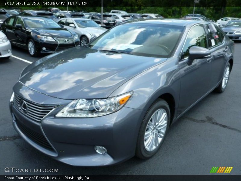 Nebula Gray Pearl / Black 2013 Lexus ES 350