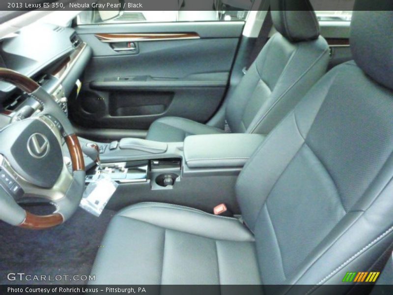 Nebula Gray Pearl / Black 2013 Lexus ES 350