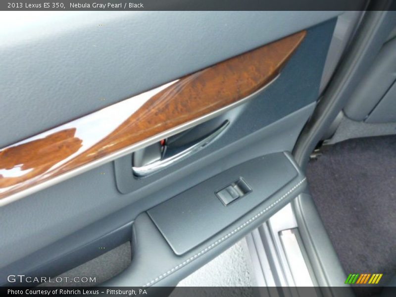Nebula Gray Pearl / Black 2013 Lexus ES 350