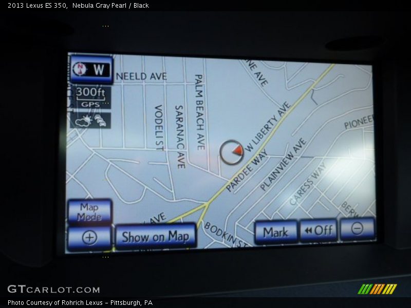Nebula Gray Pearl / Black 2013 Lexus ES 350