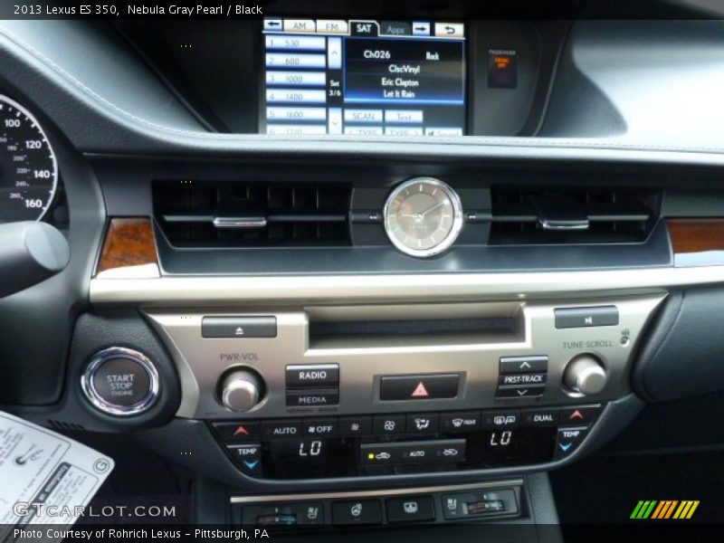 Nebula Gray Pearl / Black 2013 Lexus ES 350