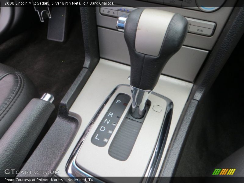 Silver Birch Metallic / Dark Charcoal 2008 Lincoln MKZ Sedan