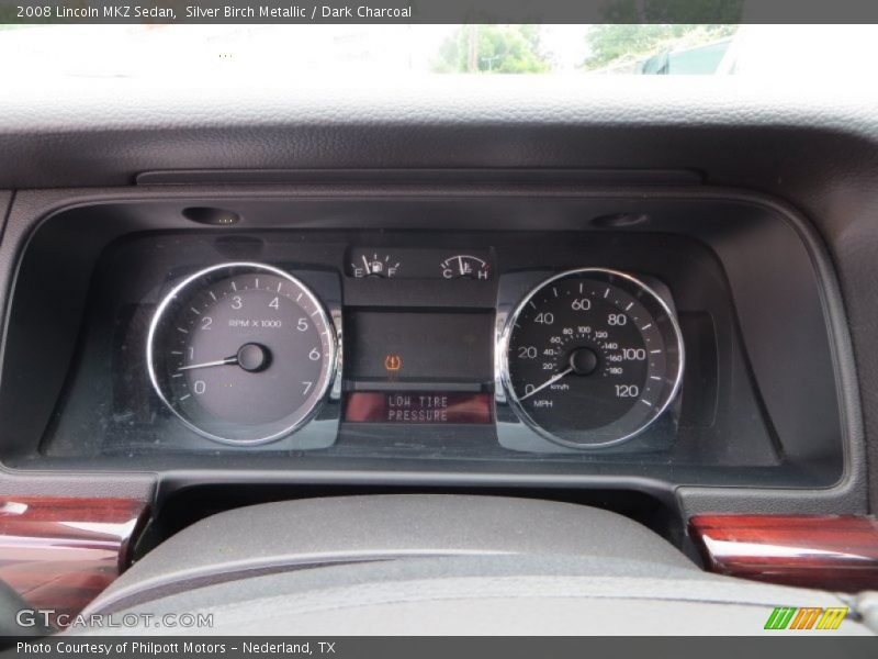 Silver Birch Metallic / Dark Charcoal 2008 Lincoln MKZ Sedan