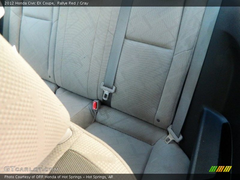 Rallye Red / Gray 2012 Honda Civic EX Coupe
