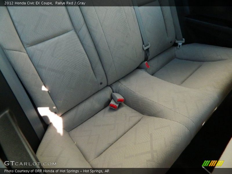 Rallye Red / Gray 2012 Honda Civic EX Coupe