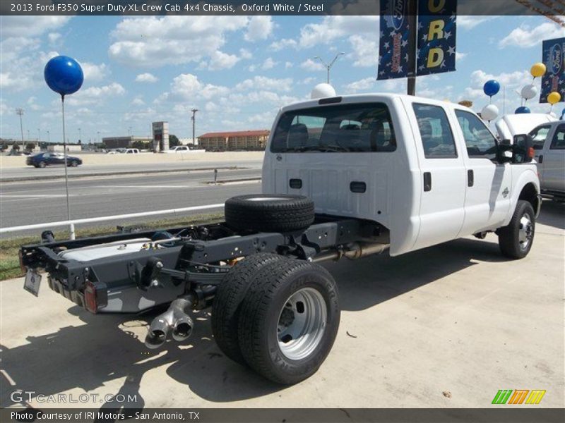  2013 F350 Super Duty XL Crew Cab 4x4 Chassis Oxford White