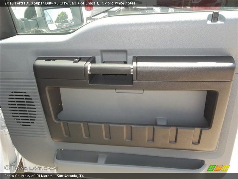Oxford White / Steel 2013 Ford F350 Super Duty XL Crew Cab 4x4 Chassis