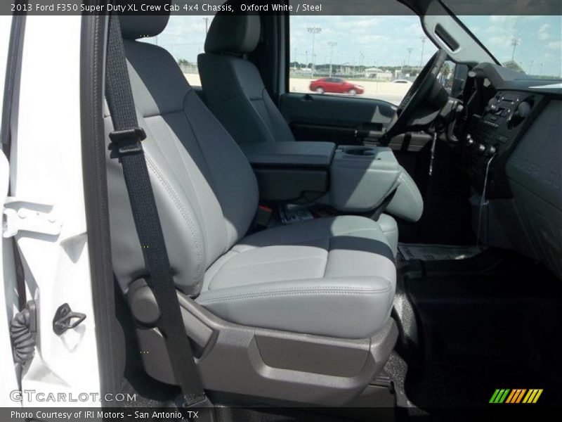 Oxford White / Steel 2013 Ford F350 Super Duty XL Crew Cab 4x4 Chassis
