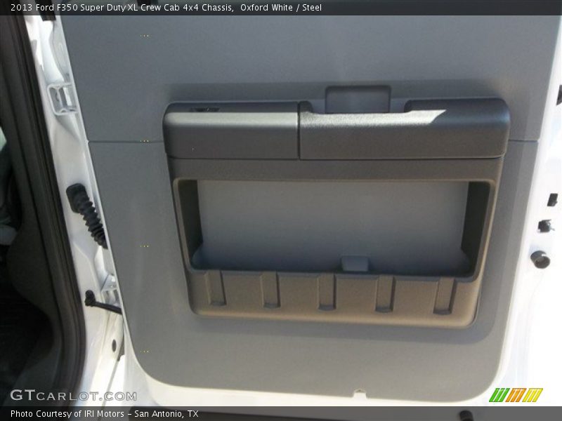 Oxford White / Steel 2013 Ford F350 Super Duty XL Crew Cab 4x4 Chassis