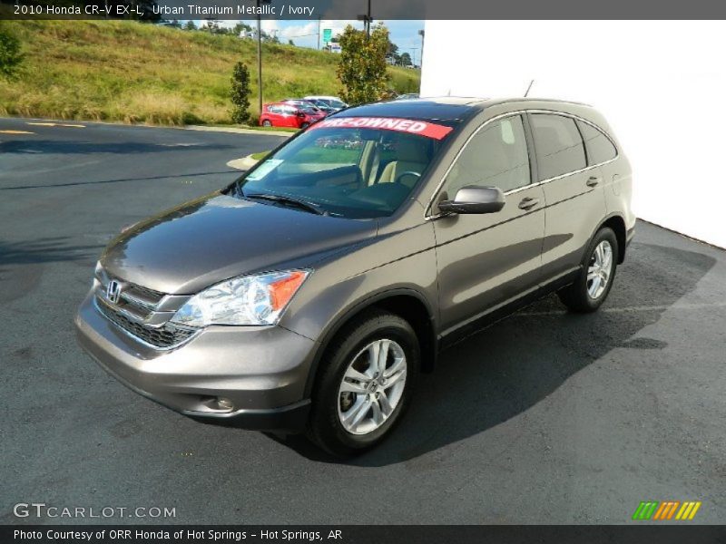 Urban Titanium Metallic / Ivory 2010 Honda CR-V EX-L