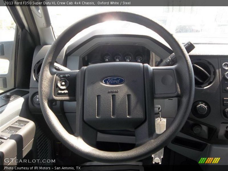  2013 F350 Super Duty XL Crew Cab 4x4 Chassis Steering Wheel