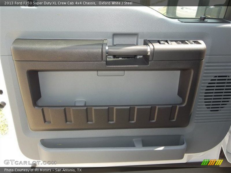 Oxford White / Steel 2013 Ford F350 Super Duty XL Crew Cab 4x4 Chassis