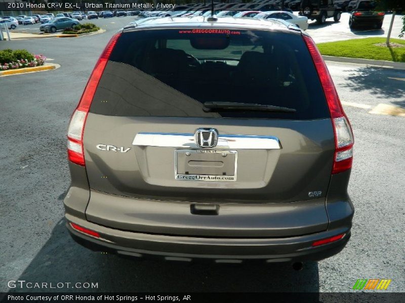Urban Titanium Metallic / Ivory 2010 Honda CR-V EX-L
