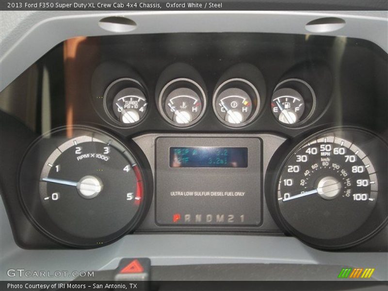  2013 F350 Super Duty XL Crew Cab 4x4 Chassis XL Crew Cab 4x4 Chassis Gauges