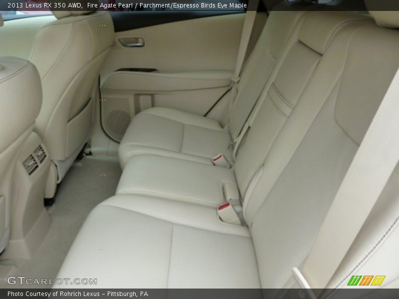 Fire Agate Pearl / Parchment/Espresso Birds Eye Maple 2013 Lexus RX 350 AWD