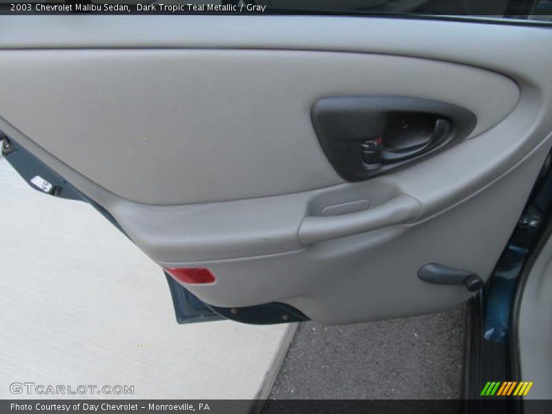 Dark Tropic Teal Metallic / Gray 2003 Chevrolet Malibu Sedan