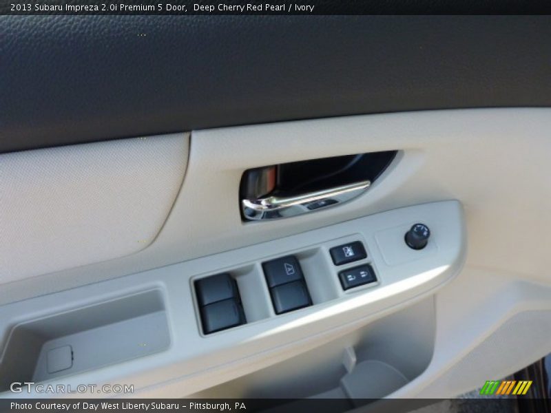 Deep Cherry Red Pearl / Ivory 2013 Subaru Impreza 2.0i Premium 5 Door