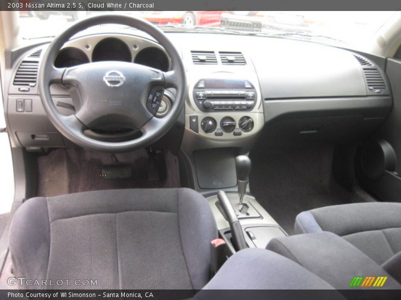 Cloud White / Charcoal 2003 Nissan Altima 2.5 S