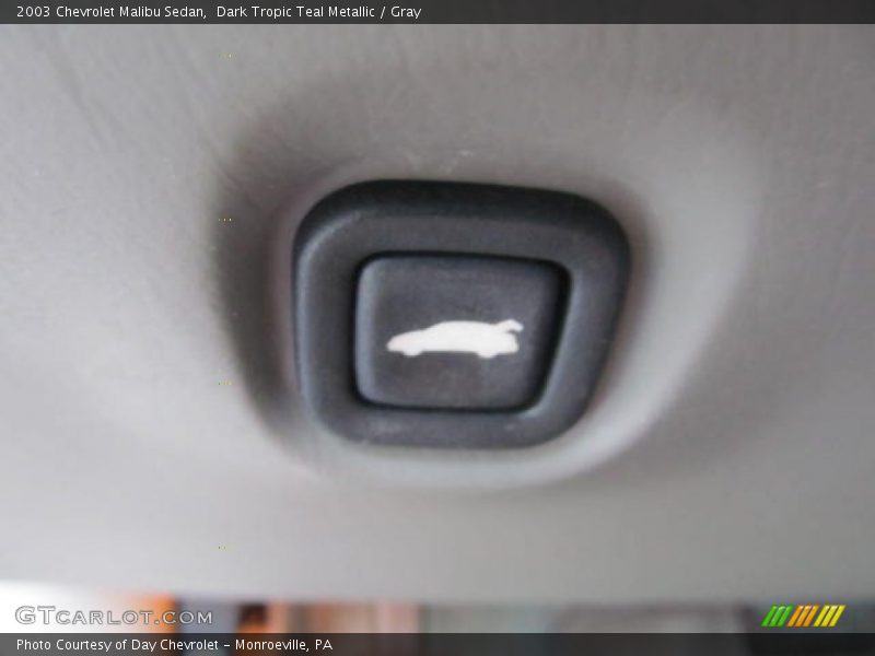 Dark Tropic Teal Metallic / Gray 2003 Chevrolet Malibu Sedan