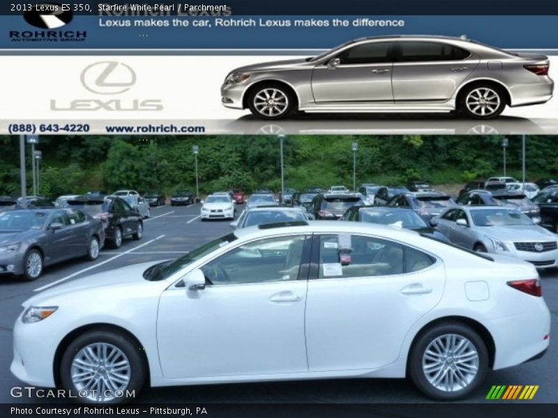 Starfire White Pearl / Parchment 2013 Lexus ES 350