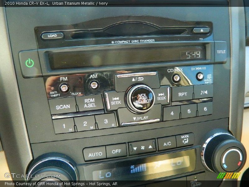 Urban Titanium Metallic / Ivory 2010 Honda CR-V EX-L