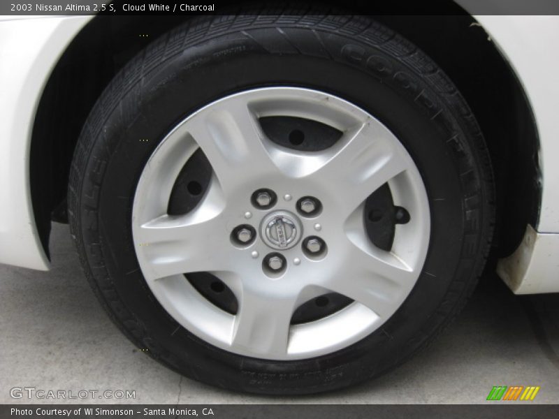 Cloud White / Charcoal 2003 Nissan Altima 2.5 S