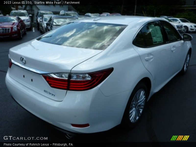 Starfire White Pearl / Parchment 2013 Lexus ES 350