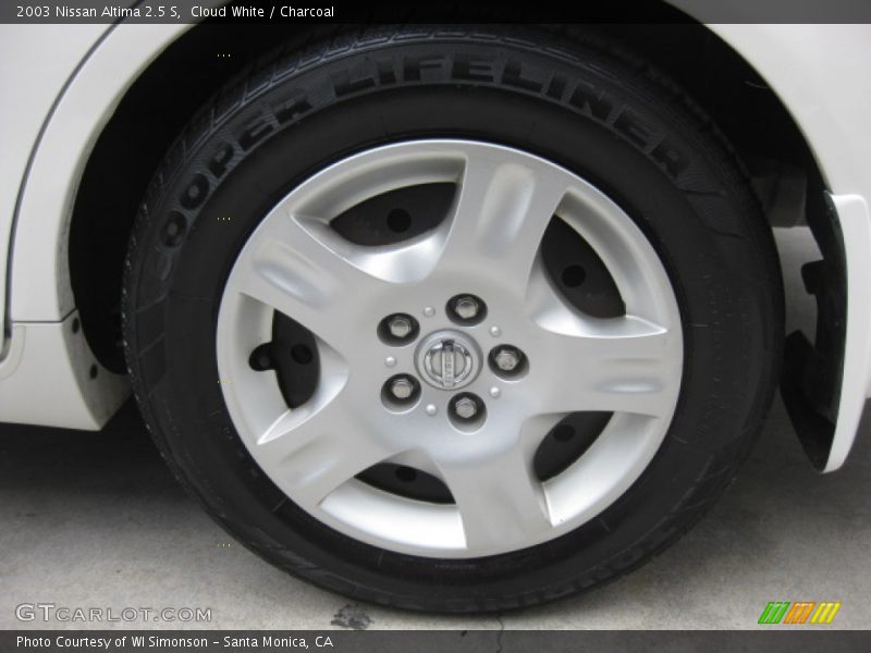 Cloud White / Charcoal 2003 Nissan Altima 2.5 S