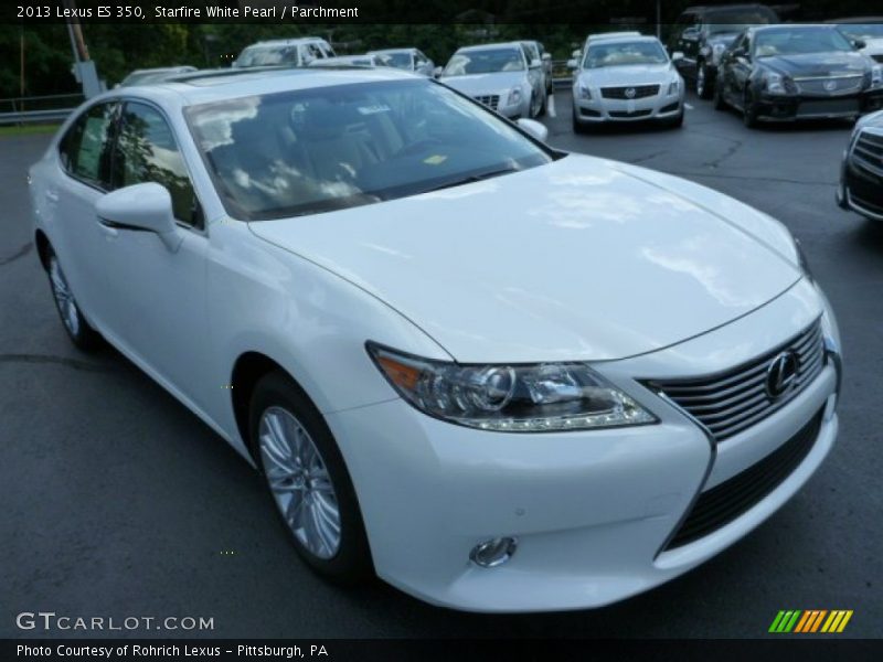 Starfire White Pearl / Parchment 2013 Lexus ES 350