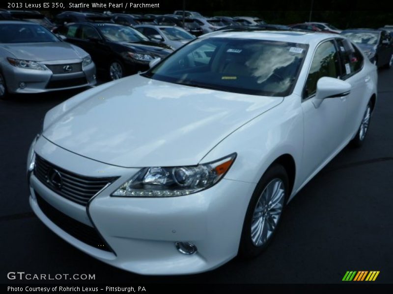 Starfire White Pearl / Parchment 2013 Lexus ES 350