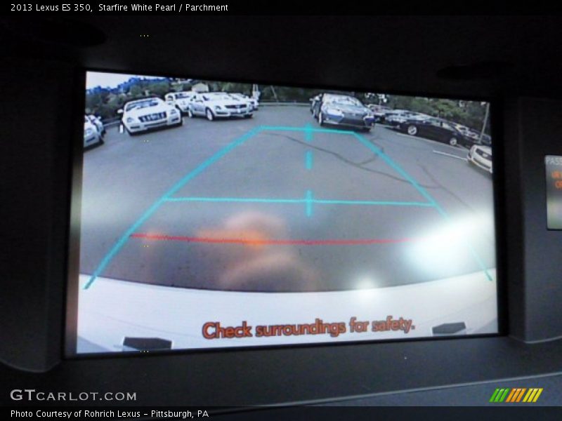 Starfire White Pearl / Parchment 2013 Lexus ES 350