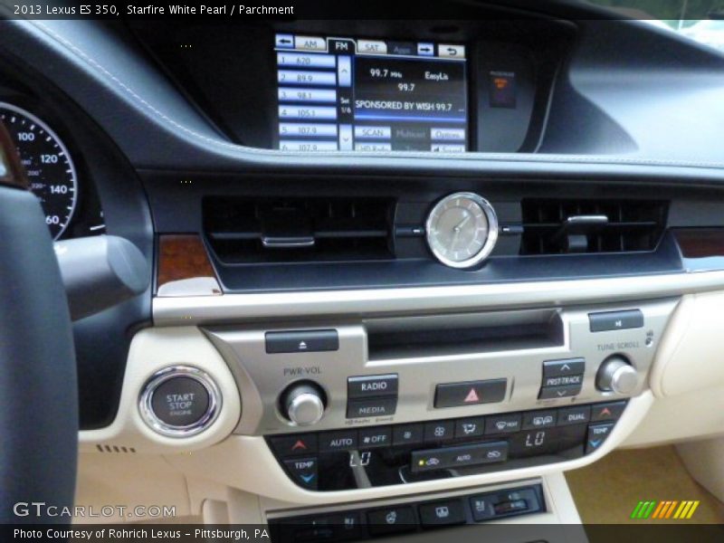 Starfire White Pearl / Parchment 2013 Lexus ES 350