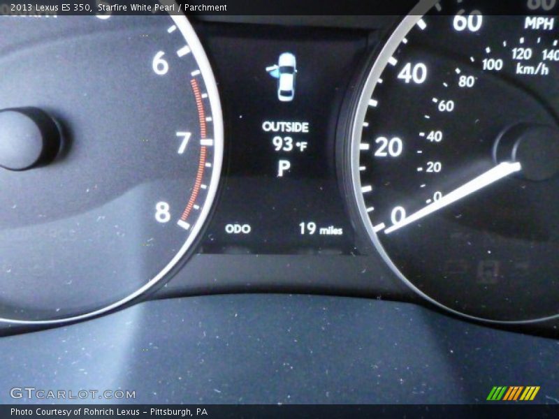 Starfire White Pearl / Parchment 2013 Lexus ES 350
