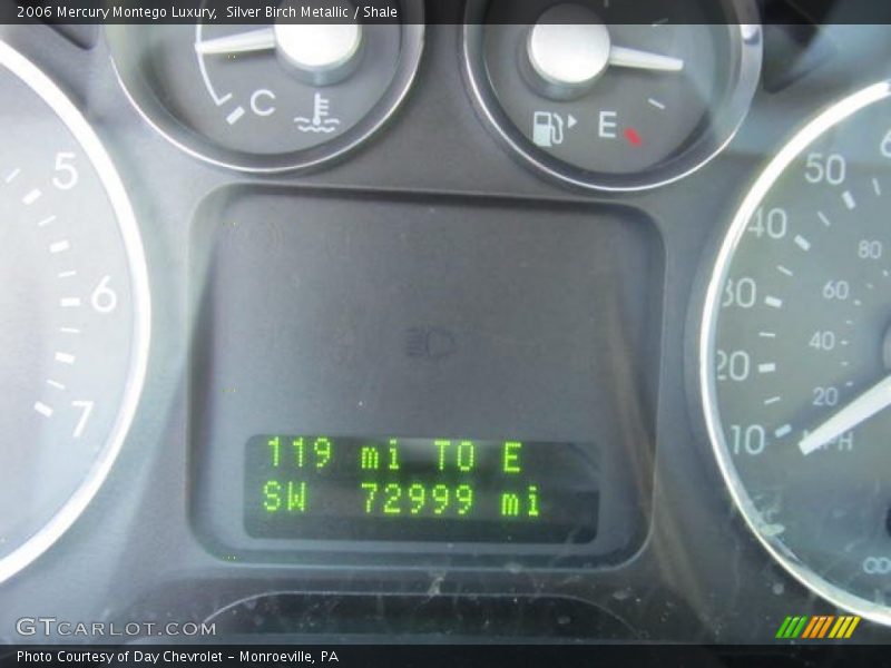 Silver Birch Metallic / Shale 2006 Mercury Montego Luxury