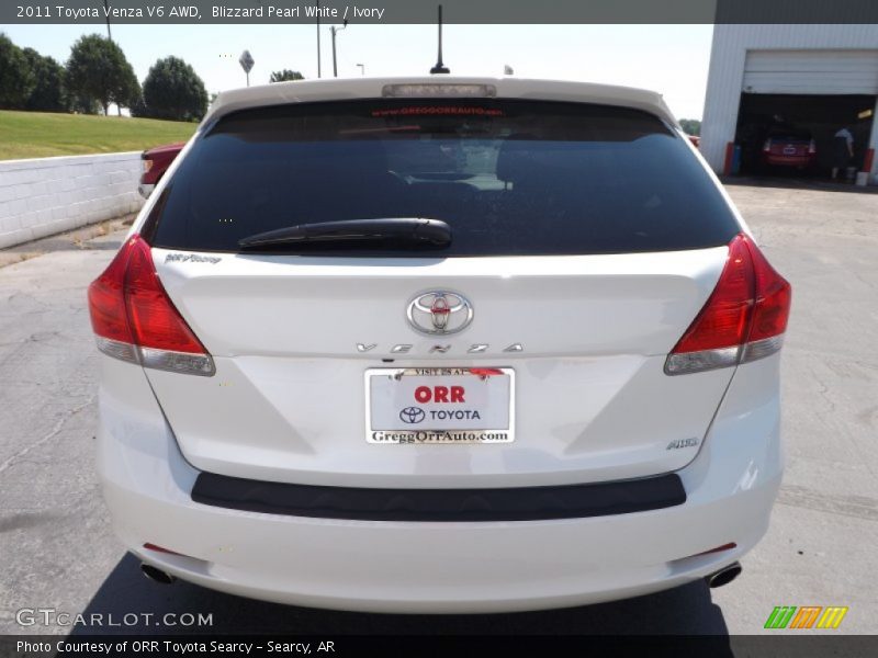 Blizzard Pearl White / Ivory 2011 Toyota Venza V6 AWD