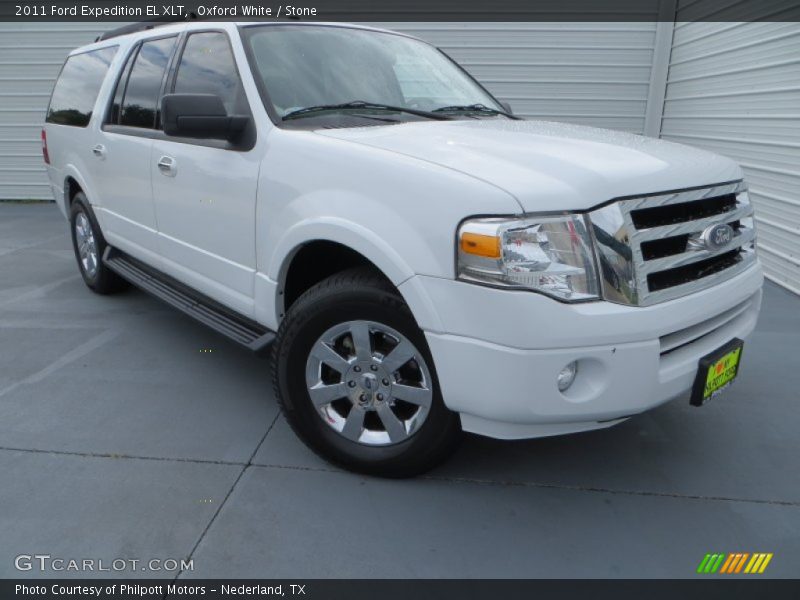 Oxford White / Stone 2011 Ford Expedition EL XLT