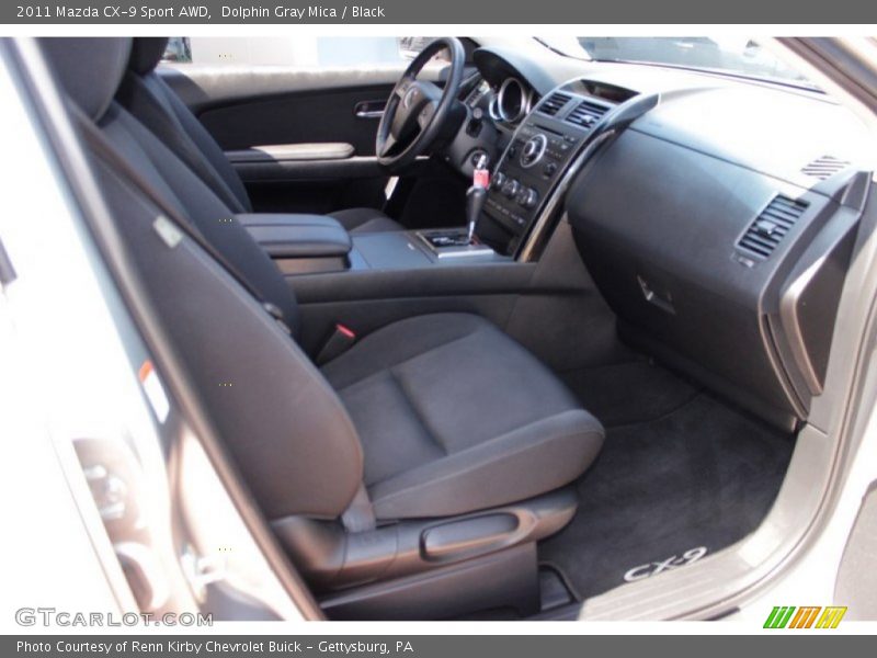 Dolphin Gray Mica / Black 2011 Mazda CX-9 Sport AWD