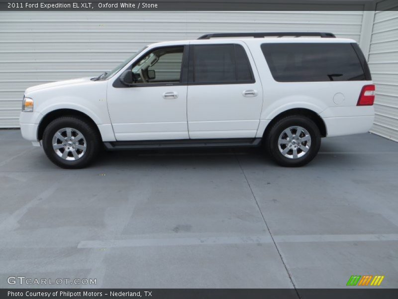 Oxford White / Stone 2011 Ford Expedition EL XLT