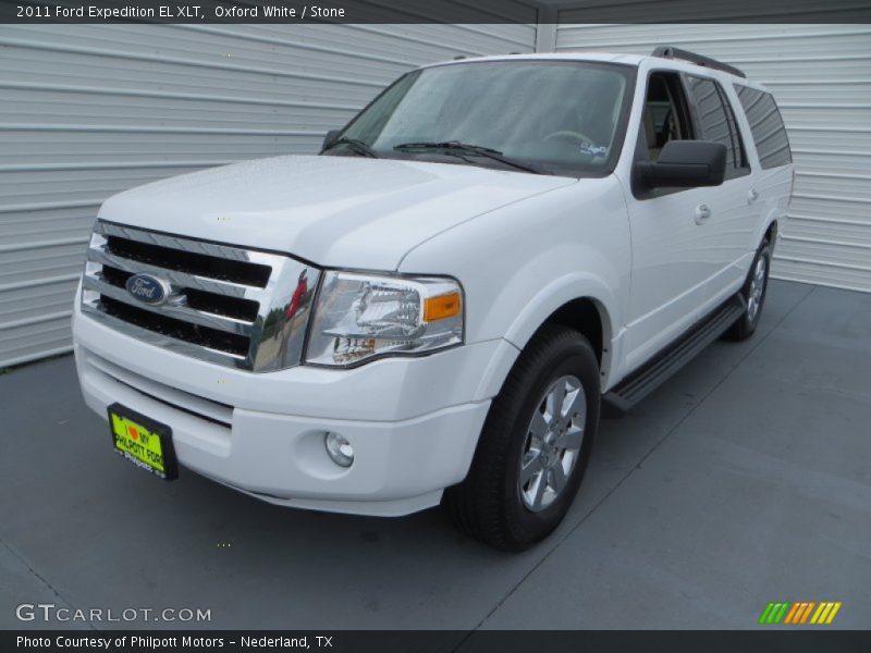 Oxford White / Stone 2011 Ford Expedition EL XLT